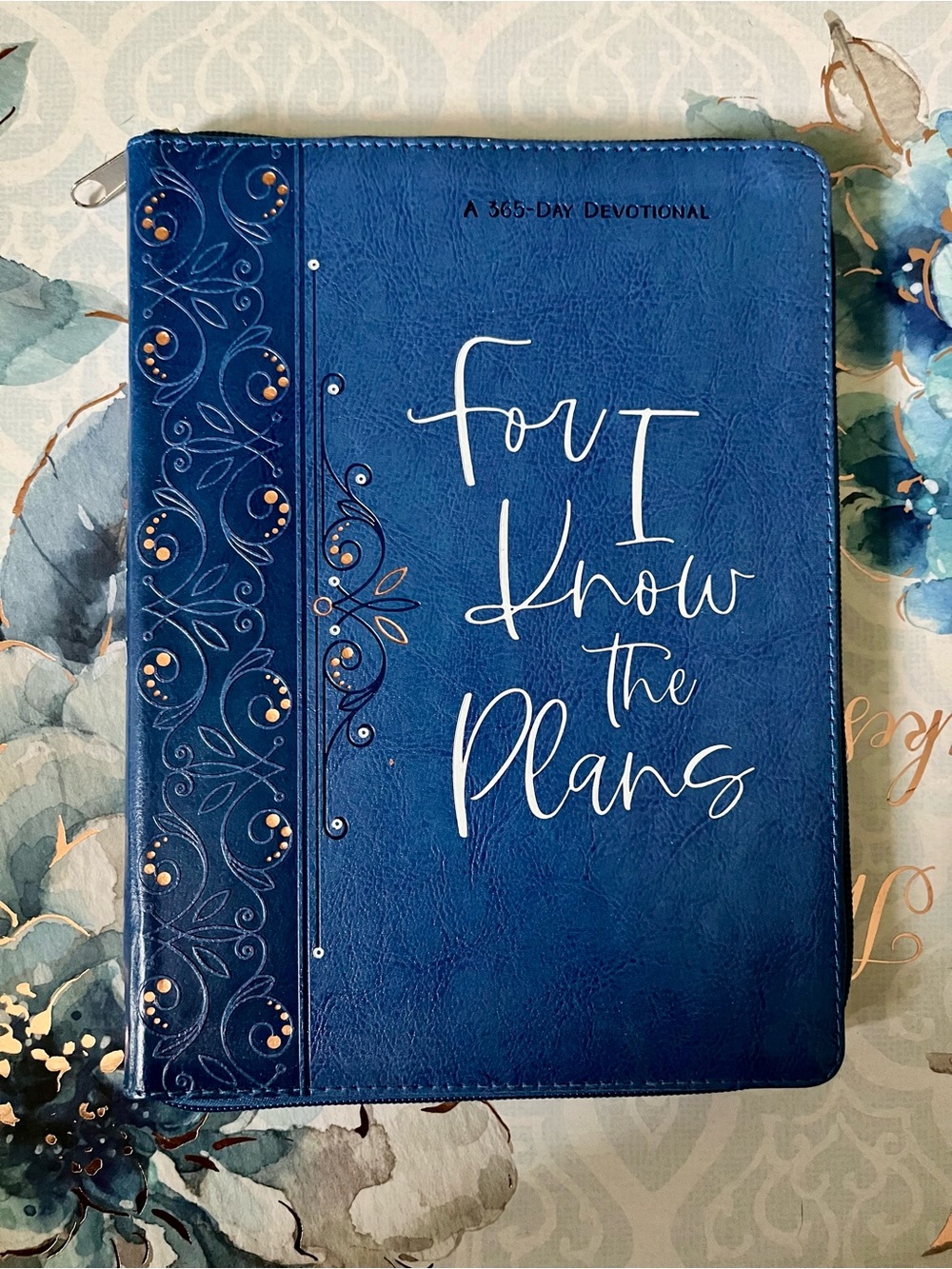 For I Know The Plans Blue Devotional Cover